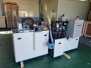 Máquina Automática de Doble Pared para Fabricación de Vasos de Papel de Grado Industrial, Controlada por PLC, de Alta Velocidad, 80 Piezas/min, para Aislamiento Térmico de Café - Product Image 2