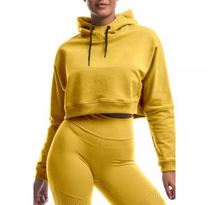 Pull à capuche pour femme 100% polyester léger automne décontracté solide personnalisable Streetwear - Product Image 2