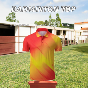Camisetas de Golf Personalizadas para Hombre, Transpirables, con Logotipo, de Punto, de Poliéster y Algodón, de Manga Corta - Product Image 3
