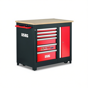 Banco de Trabajo Móvil Usag Racing con 6 Cajones (Vacíos), Gabinetes para Herramientas para Estación de Trabajo Móvil - Product Image 2