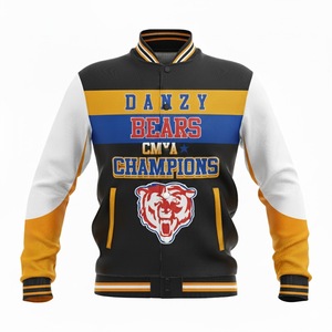 Veste universitaire vintage pour homme, sur mesure, sublimée, réversible, pour les sports d'hiver, les équipes scolaires, uniformes, mode, devant - Product Image 6