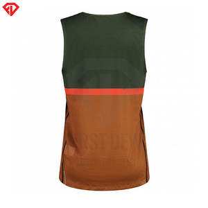 Venta caliente transpirable liso verano camiseta sin mangas hombres ropa deportiva personalizada liso cuello redondo sin mangas Fitness entrenamiento camiseta sin mangas - Product Image 2