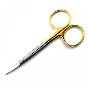 Ciseaux à Iris SuperCut Droit TC Poignées plaquées or Acier inoxydable allemand avec lames tranchantes - Product Image 6