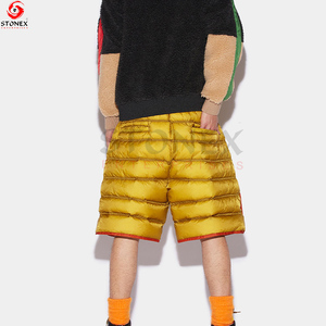 กางเกงขาสั้นขนเป็ดใส่สบายสำหรับผู้ชายผ้าโพลีเอสเตอร์มีคุณสมบัติในการกันน้ำระบายอากาศได้ดีปรับแต่งได้ตาม100% - Product Image 4