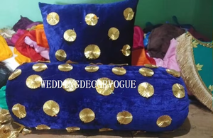 Taie d'oreiller en velours doux Coussin décoratif de luxe au design abstrait pour mariage et décoration intérieure Aspect élégant et confortable - Product Image 4