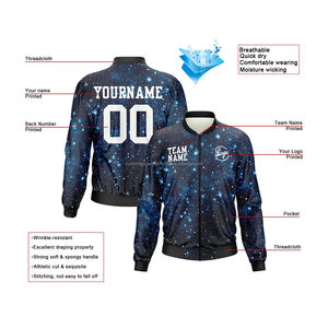 Chaqueta Varsity Clásica Heritage Personalizada para Hombre, 100% Lana, Cuello Alto con Bordado Frontal, Transpirable e Impermeable, Modelo MCACVJ-288 - Product Image 2