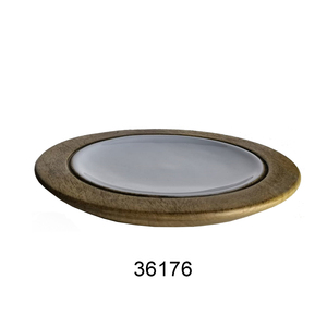 Offre spéciale Plateau de service en bois enduit d'émail blanc Assiette de serveur alimentaire moderne Fournisseur indien Vente bon marché - Product Image 1