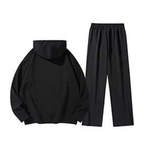 Conjunto Deportivo de Dos Piezas para Hombre, Estilo Casual Urbano, Invierno, Premium, Personalizado, con Capucha, Grueso, Transpirable, de Felpa - Product Image 6