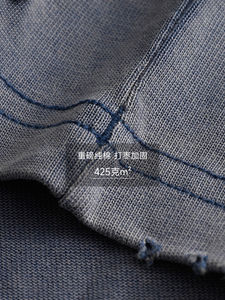 Vintage Acid Washed Oversized Streetwear T-<b>Shirt</b> for <b>Men</b> Custom Logo Distressed Heavyweight Eco-Friendly Blank <b>Men's</b> T-<b>Shirt</b> - Product Image 3