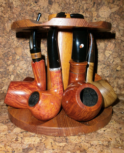 Pipe à fumer droite en bois de style vintage avec finition laquée, pipe à tabac traditionnelle - Product Image 6