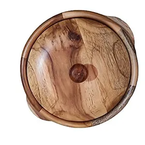 Handgemachte hölzerne Chapati Box Auflauf für Esszimmer Küchen geschirr Zubehör Sheesham Holz geschnitzt Antik ohne Auflauf 9