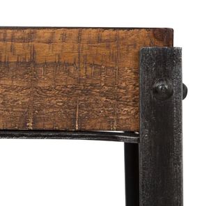 Creative <b>square</b> solid wood end table beside sofa decorative <b>vase</b> table for home furniture living room bedroom office decoration - Product Image 2