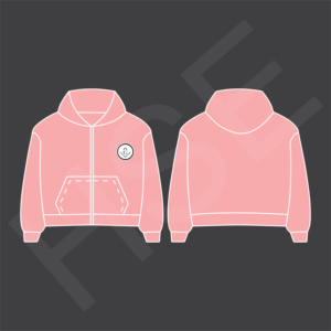 เสื้อฮู้ดดี้ผ้าฝ้ายหลากสีแบบยูนิเซ็กซ์ มีกระเป๋าหน้าและป้ายโลโก้ - Product Image 3
