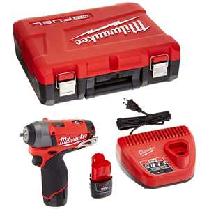 Kit de Llave de Impacto Eléctrica M12 Fuel de 21 V con 2 Baterías, Llaves Eléctricas Inalámbricas de Grado Industrial - Product Image 3