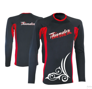 Custom Anti-UV Long Sleeve <b>Rash</b> <b>Guard</b> Fitness Apparel Breathable Polyester Spandex Front Logo Sublimation Printed <b>MMA</b> <b>Rash</b> <b>Guard</b> - Product Image 1