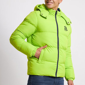 Blouson matelassé pour homme avec capuche offrant une protection supplémentaire contre le froid pour les activités de plein air Blouson matelassé classique pour homme - Product Image 3