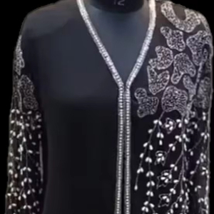 Beautiful Moroccan Traditional Kaftan New Design Handwork Stone Beads Colored Muslim <b>Dresses</b> Long Sleeve Modest Nylon Polyester - Product Image 1