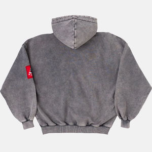 Custom Men's Cotton Oversize Drop Shoulder <b>Zip</b> <b>up</b> Hoodies Streetwear <b>Vintage</b> Acid Wash Heavyweight Blank <b>Zip</b> <b>Hoodie</b> for Men - Product Image 6