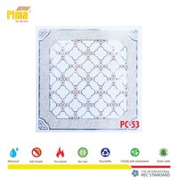 Meilleur prix pour panneau de plafond acoustique artistique en PVC, imperméable et insonorisant, pour salon et applications domestiques