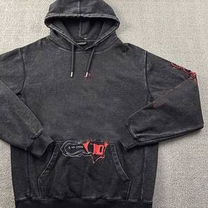 Acid Wash Surdimensionné Hommes Hoodies Vintage Hoodie Hommes Femmes Streetwear Hoodies Veste Zip Up Sweat Vintage Pull Hoodies - Product Image 3