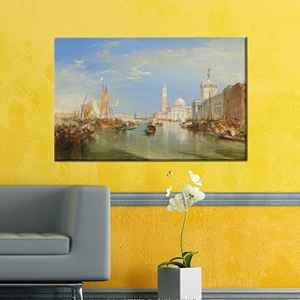 Obra de arte impresa en lienzo: Escena de Venecia de Joseph Turner, 1P: Gallery Wrapped - Product Image 1