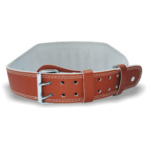 Ceintures de musculation en cuir robustes et durables avec logo personnalisé, réglables, respirantes, enveloppantes, soutien du dos pour l'entraînement - Product Image 4