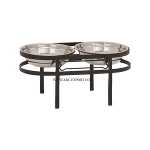 Tazón para Comida de Perros Hecho de Acero Inoxidable Puro Ecológico, Tazón Redondo para Comida de Mascotas de PC, Comedero de Primera Calidad, Suministro de la India - Product Image 3