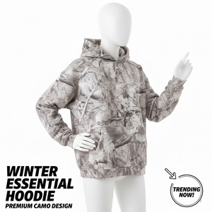 Sweat à capuche surdimensionné de qualité supérieure avec motif camouflage personnalisé, 100% coton molleton, GSM élevé, tendance, design personnalisé pour unisexe - Product Image 6