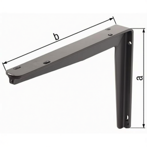 GAH <b>Garden</b> <b>Buildings</b> Console Length 400mm Height 300mm Raw Steel Hot-Dip Galvanized Load Capacity 145kg - Product Image 3