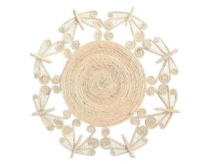 Handmade Woven Rattan Tea Coaster <b>Sets</b> Designer Wicker Coaster for Drinking <b>Mug</b> Glass Tea Cup Coaster Mats and Pads Placemats - Product Image 1