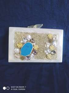 Bolso de Mano de Resina Personalizado para Mujer |   Bolsa de Fiesta Elegante de Acrílico - Product Image 2