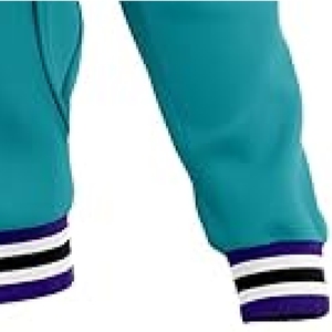 <b>Men</b> Custom and Teal Split Design Varsity <b>Jacket</b> Personalized Athletic Letterman with Custom Team Name and Number - Product Image 5