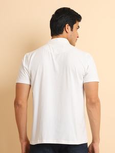 เสื้อยืดลำลองแขนครึ่งแขนสำหรับผู้ชายคอจีนสวมใส่สบายและขายดีสำหรับชุดประจำวันและชุดทำงาน - Product Image 6