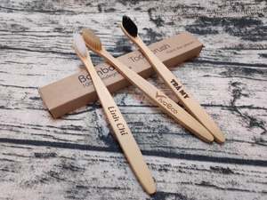 Cepillo de Dientes Ecológico Personalizado VIET DELTA con Cerdas Medianas para Empresas, Marca Corporativa y Uso Doméstico - Product Image 1