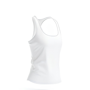 Women's Gym Tank <b>Top</b> Short <b>Racerback</b> Workout Sleeveless Bodybuilding Athletic Fitness Solid Front Jersey Spandex/Polyester 120g - Product Image 3