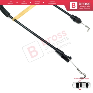 Cable Bowden de liberación de la cerradura de la puerta delantera interior BDP71 para Golf MK5 1K1 1K5 Plus 5M1 521 Jetta MK3 1K2 4/5 puertas 5M0837085B - Product Image 5