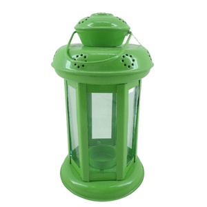 Nouveau métal lanterne vert revêtement en poudre bougeoir pour jardin et décoration de table personnalisé à la main en vrac - Product Image 1