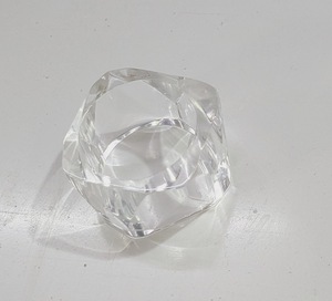 Servilleteros acrílicos transparentes de calidad superior con bordes cortados para bodas y decoraciones de mesa de restaurante - Product Image 3