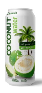 Eau de coco Tropi avec pulpe - Boîte en aluminium 250ml/330ml/500ml Durée de conservation de 24 mois Certifié HALAL ISO 22000 - Product Image 3