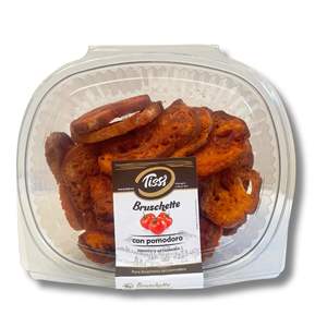 Tissi 130g X 6 Piezas Pan Tostado con Bruschetta de Tomate, Sabor Salado, Snacks de Frutas y Verduras - Product Image 1