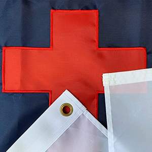 Drapeau chrétien USA TOP FLAGSINC, 3x5 pieds, robuste, brodé, pour extérieur, croix de Pâques, Jésus - Product Image 6