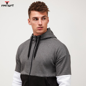 Nuevo diseño Venta caliente Slim Fit Jogging Chándal Contraste Color 100% Poliéster Liso Cremallera Chándal para hombres - Product Image 4