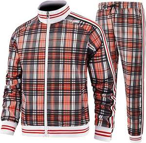 Service OEM, survêtement en coton et polyester avec poche zippée, vente en gros, couleur personnalisée, vêtements de sport, survêtement d'entraînement - Product Image 3