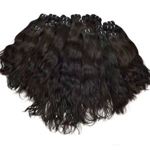 Extensions de cheveux humains vierges indiens Style de vague de modèle de corps à clipser brut non transformé fabriqué exporté de Chennai en Inde - Product Image 6