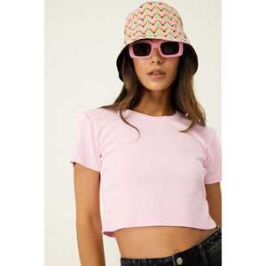 Camiseta Corta Informal de Manga Corta 100% Algodón con Corte Regular - Product Image 2