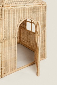 Caja de Juguetes de Ratán con Puerta y Ventanas - Product Image 4