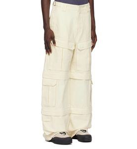 Ropa de calle para hombre, pantalones Cargo con múltiples bolsillos, cintura ajustable, tela cómoda, perfecta para ropa de trabajo al aire libre - Product Image 3