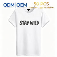 T-shirt de haute qualité avec logo brodé personnalisé pour unisexe, 180 grammes, col rond, motif lettres, t-shirt décontracté coupe ajustée