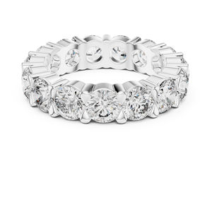 แหวนทองคำโรสโกลด์ 14K ประดับเพชรทรงกลม 5.25 กะรัต ผลิตในห้องปฏิบัติการ สไตล์วินเทจสำหรับผู้หญิง |   แหวนสำหรับใส่ทำงานที่ได้รับการรับรองจาก IGI |   เพชรที่เพิ่งเพาะเลี้ยง - Product Image 3