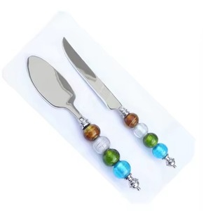 Ensemble de couteau et serveur de coupe de gâteau en métal fait à la main en acier de qualité supérieure - Product Image 4